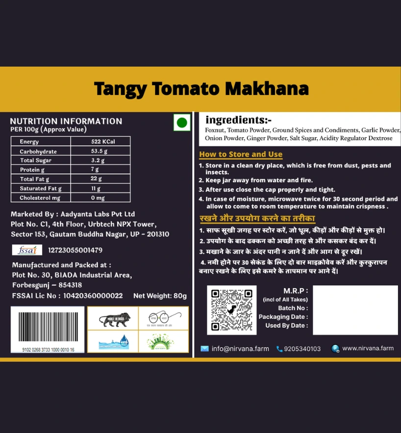 Tangy Tomato Makhana